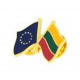 Ženkliukas Lietuvos ir Europos Sąjungos vėliavos